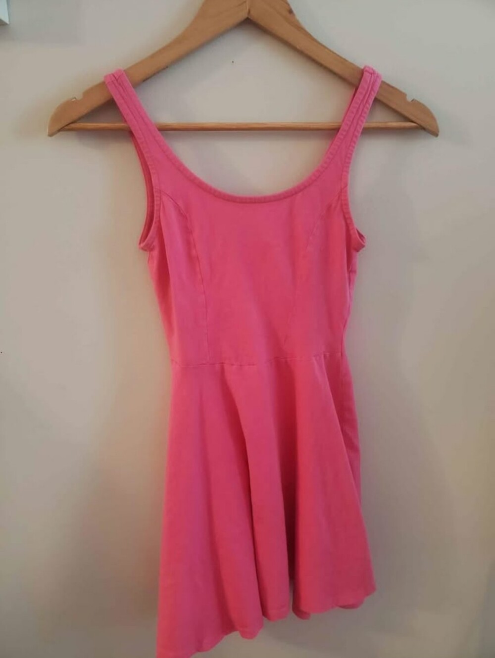 H&M Womens Pink Tank Skater Dress